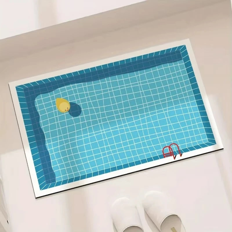 Alfombra de baño antideslizante resistente