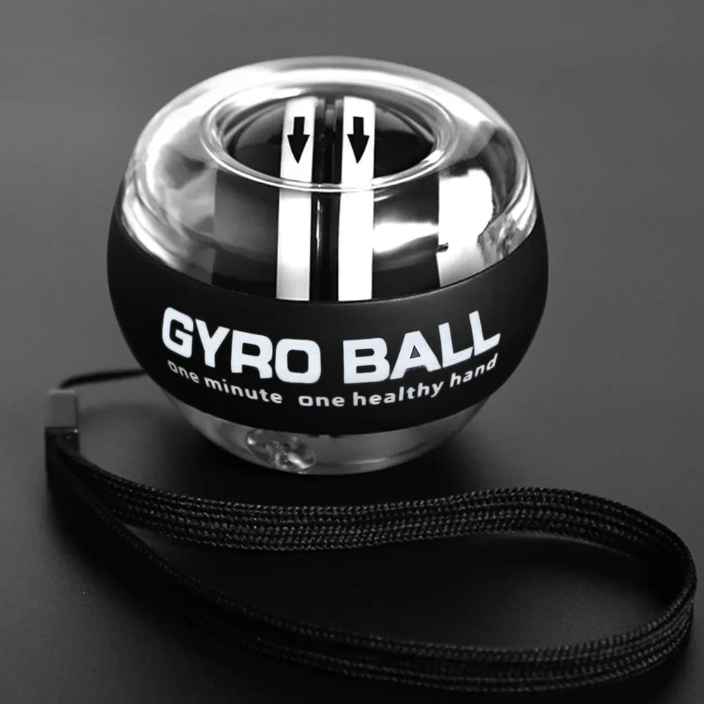 Bola giroscópica de muñeca autoarrancable con LED