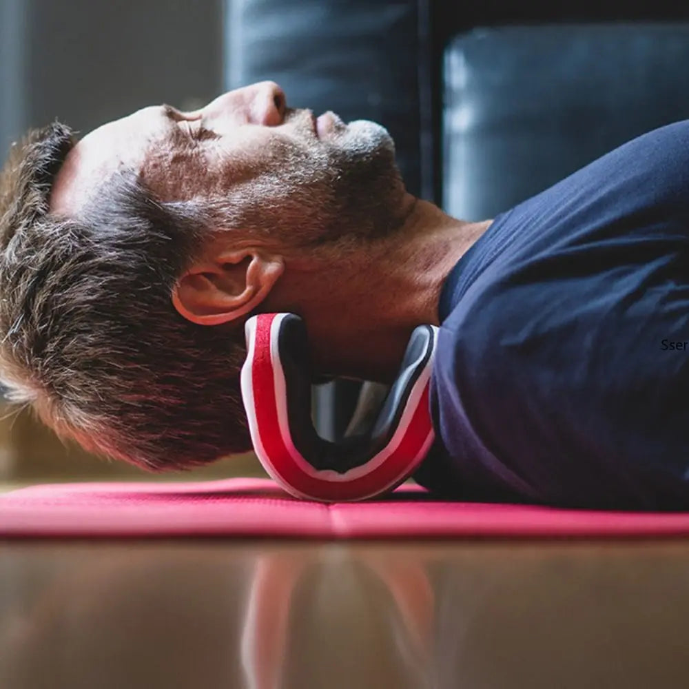 Almohada de tracción cervical ortopédica