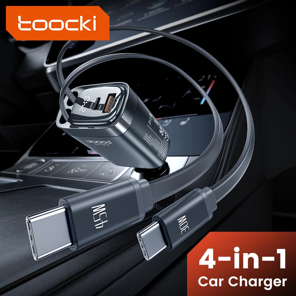 Cargador de coche USB-C 105W carga rápida