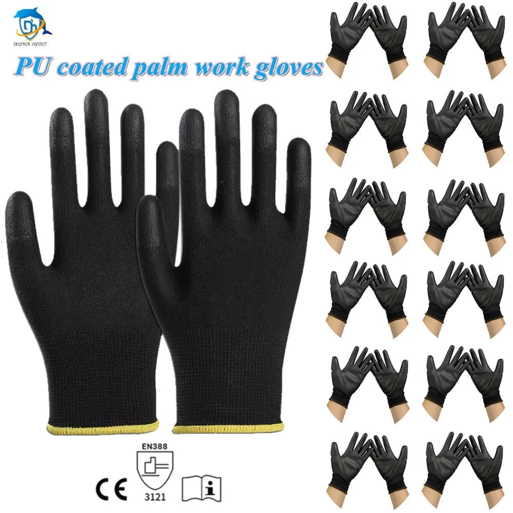 Guantes de trabajo de nailon (pack)