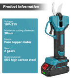 Tijeras de podar eléctricas 30mm (para batería Makita)
