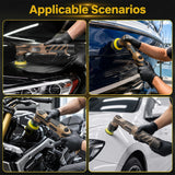 Mini pulidora de coche inalámbrica 12V con kit de almohadillas
