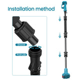 Pértiga extensible 2m para podadora/motosierra