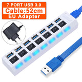 Ladrón USB 3.0 de varios puertos