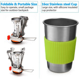 Kit de cocina camping con hornillo