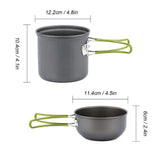 Kit de cocina camping con hornillo
