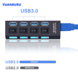 Ladrón USB 3.0 de varios puertos