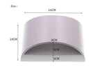 Aplique LED 6W arriba/abajo aluminio