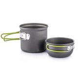 Kit de cocina camping con hornillo