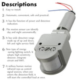 Sensor de movimiento para luz 220 V