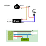 Sensor de movimiento para luz 220 V
