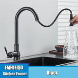 Grifo cocina vintage latón caño extraíble