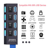 Ladrón USB 3.0 de varios puertos