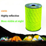 Cuerda paracord reflectante de 4 mm y 7 hilos