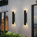 Aplique exterior LED IP65 arriba/abajo aluminio