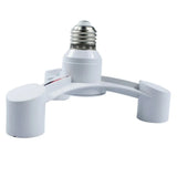 Adaptador de portalámparas E27 triple