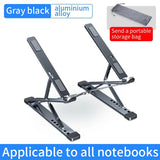 Soporte de aluminio plegable para portátil