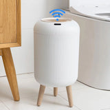 Papelera pequeña automática con tapa