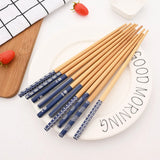 Palillos japoneses de bambú (5 pares)