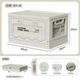 Caja organizadora plegable de maletero con banco y tabla picnic