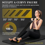 Cuerda de tensión con pedales 50-100 lb (abdominales)