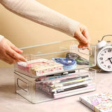 Set 3 cajas organizadoras transparentes para nevera