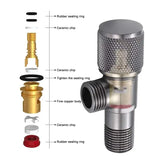 Llave de paso de latón G1/2 para grifo