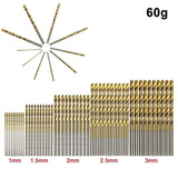 Brocas de titanio HSS (set de 50)