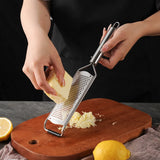 Rallador de acero inoxidable con mango