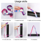 Correa para esterilla de yoga ajustable