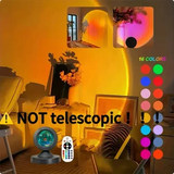 Proyector de luz de atardecer con mando