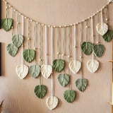 Modern Macrame Wall Art Tapestry, Bohemian Wall Decoration, Home Decoration, Macrame Feather Wall Hanging On The Wall