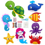 Kit de costura infantil de animales del bosque