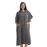 Poncho toalla de secado rápido para playa