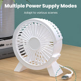 Mini ventilador de mesa recargable USB