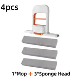 Mini fregona de esponja autoescurrible