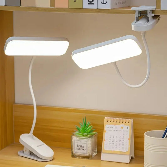 Flexo LED con pinza y carga USB