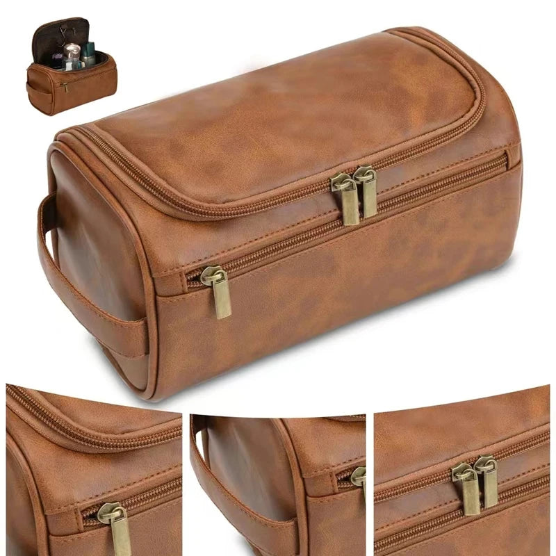 Neceser de piel para hombre y mujer