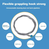 Desatascador de tuberías flexible 1,5-5 m