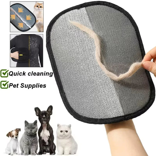 Guante quitapelos de mascotas lavable