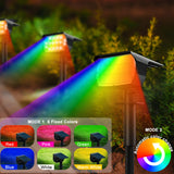 Foco solar LED de jardín