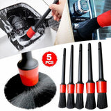 Kit de 5 cepillos de detailing para el coche
