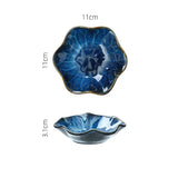 Plato de cerámica japonesa esmaltada