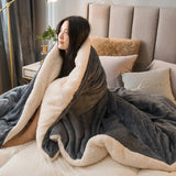 Manta de lana para cama y sofá