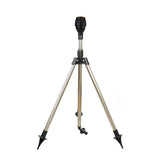 HTMCK Stainless Steel Telescopic Support Tripod 360 Rotatable Garden Sprinkler Head Set Outdoor Lawn Yard Watering Tool