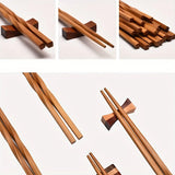Palillos chinos de bambú natural (5 pares)