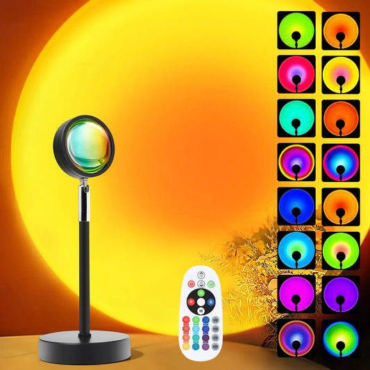 Lámpara proyector de atardecer