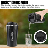 Taza térmica de café para coche 380-510 ml