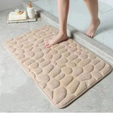 Alfombra de baño 3D antideslizante de secado rápido